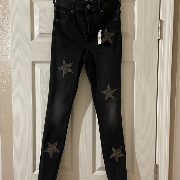 NWT Express Star Black Jeans - Picture 2 of 5